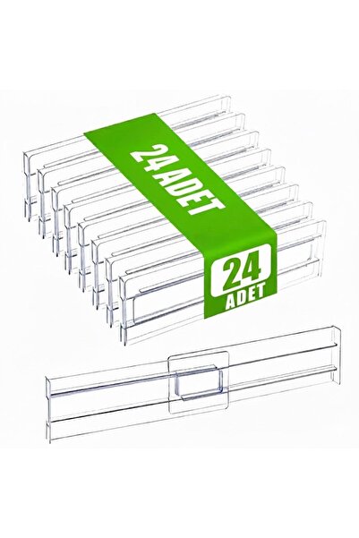 HızlıTrend 24-компонентен акрилен прозрачен телескопичен регулируем разделител за чекмеджета