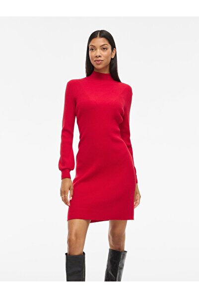 VILA Minikleid VIKALIA Gestricktes