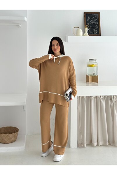 b buhari bykoc Hooded Knitwear Set