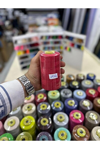 Bayar Kumaş خيط خياطة 1944 ملون، خيط ماكينة رقم 120، 5000 متر خيط