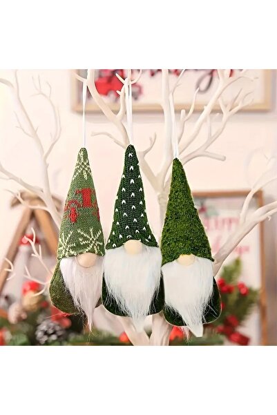 CNBYs GMONE CÜCE YILBAŞI SÜSÜ MİNİ DEKOR FİGÜR AĞACI SÜSLEMEK İÇİN ŞIK HEDİYE SEÇENEKLERİ 3 ADET