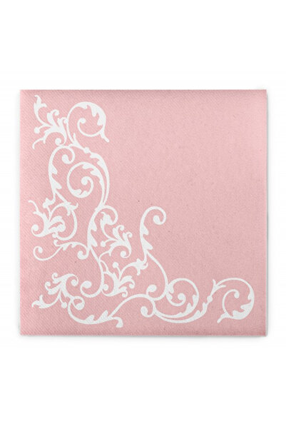 Mank Χαρτοπετσέτες Linclass για εορταστικό τραπέζι - Pomp (Ροζ-Λευκό) / 40 x ...