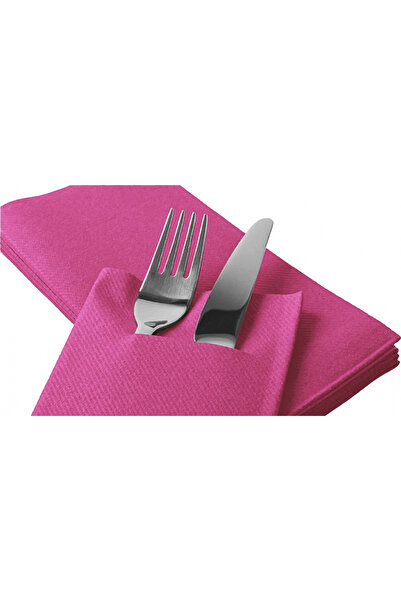 Mank Șervețele de masă Linclass - Roz închis / 40 x 40 cm / 75 buc