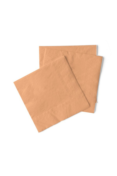 Mank 3-слойни салфетки за маса, Тъкани - Кайсия (оранжеви) / 24 x 24 см / 150...