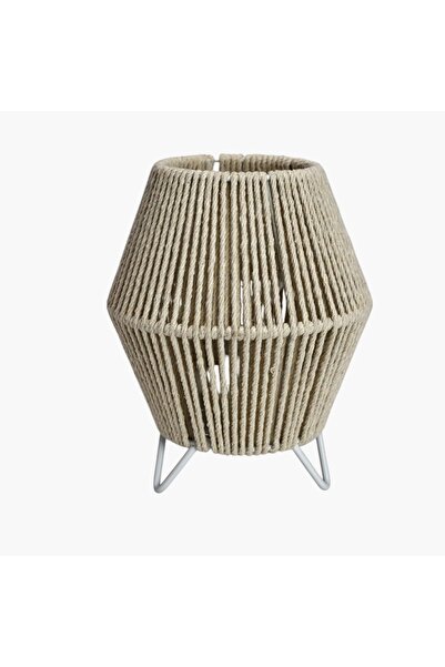 Generic Leonie Cotton Rope LED Battery Operated Table Lamp - 19 cm