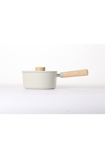 NEOFLAM Casserole with Glass Lid Fika Apex Ceramic. Beige Capacity 18cm. / 121214