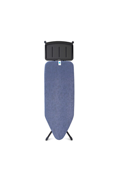 Brabantia Masă de călcat C 1003371, 124x45 cm, 7 poziții de ajustare, Suport pentru generator de abur, Albastru