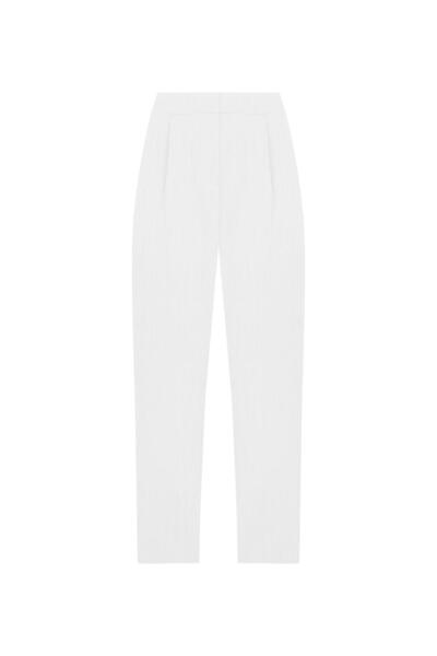 Beauty Omelette Beyaz Dokulu Havuç Pantolon