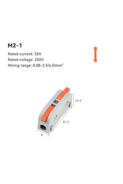 Choice11 10 قطع M2-1 10/30/50 قطعة موصلات كابلات توصيل سريعة صغيرة الحجم موزع...