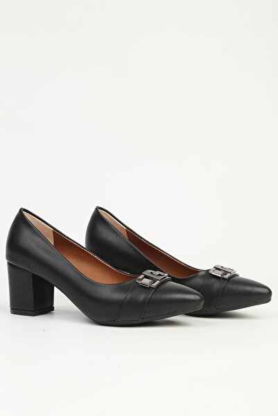 Pierre Cardin Black High Heel Shoes Pc-55136