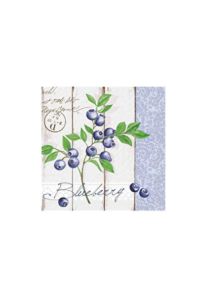 Mank Șervețele de masă festive Tissue Deluxe - Afine / 40x40 cm / 50 buc