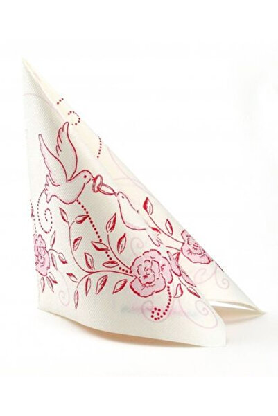 Mank Șervețele festive Linclass pentru nuntă - Nuntă (Roz-Bordeaux) / 40 x 40...