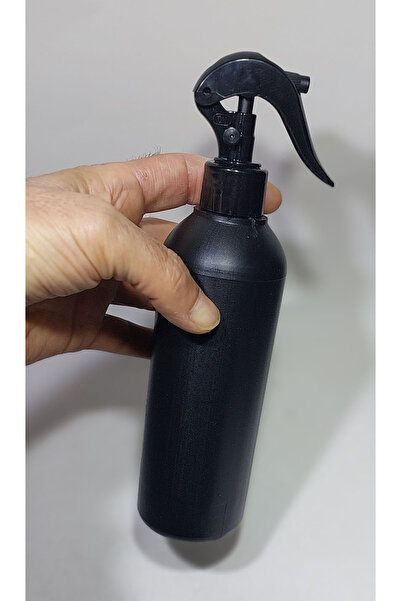 Durucam 8 Adet Boş Fısfıs Sprey polietilen Şişesi 500 ml siyah spreyli Püskür...