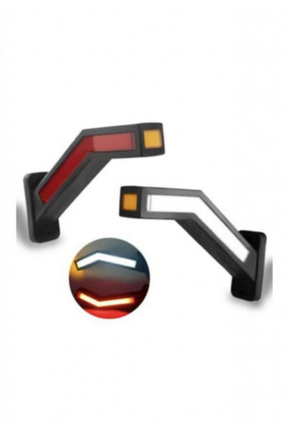 Led Light Alex Set 2 X Lampi Gabarit, LED, Neon Efect, semnalizare Dinamica, 3 Functii, 12-24 V, 22 cm