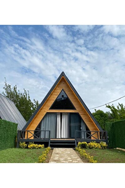 AÇI AHŞAP Ahşap Bungalov Ev 54 m2 BE50008