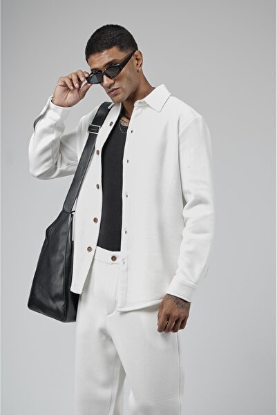 king brich Regular Fit Jacquard Men's Trouser Shirt Set