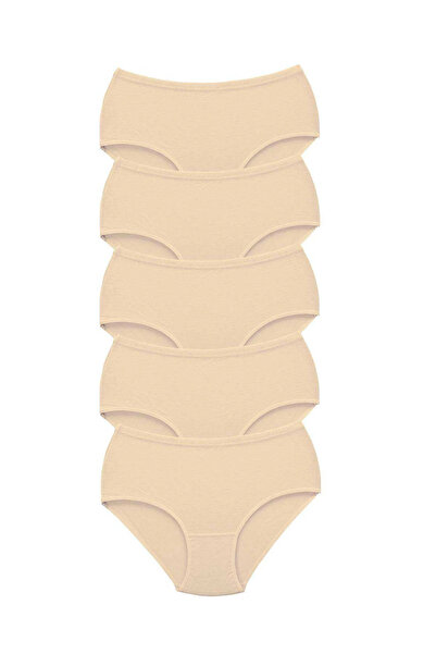 NEEF High Waist 5 Pieces Bato Women's Panties - Thick Rubber Skin Color