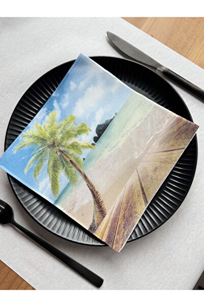 Mank Șervețele de masă festive Softpoint - Beach Relax / 40x40 cm / 50 buc