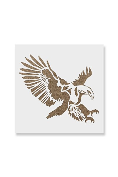 Maxrom Sablon Perete vopsire, tencuiala 0.7mm Vultur model MXSP7389, 900 x 90...