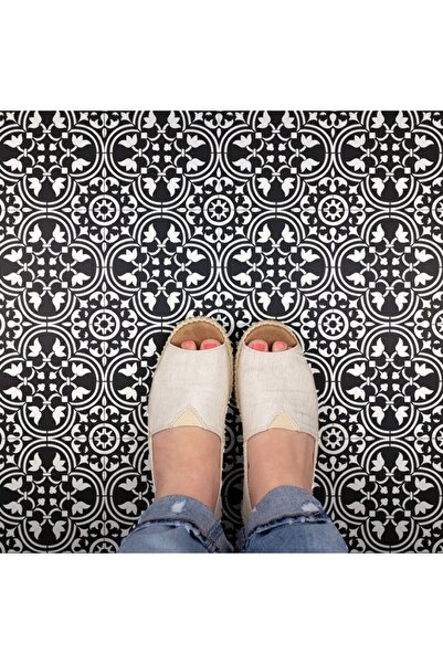 Maxrom Sablon Perete vopsire, tencuiala 0.7mm Rosario Tile Stencil Refolosibil, model MXSP7261, 500 x 500 m