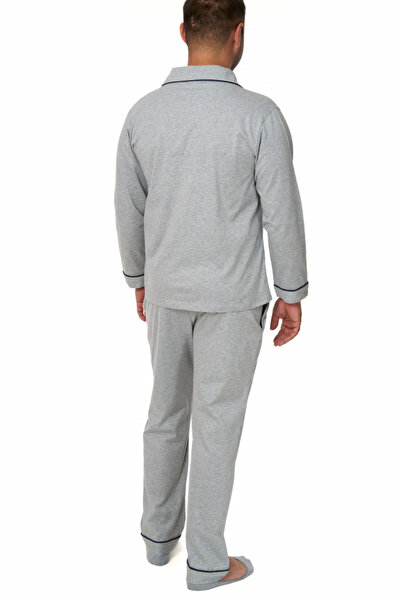 Centini Cotton pajamas with buttons, Bernard, light gray
