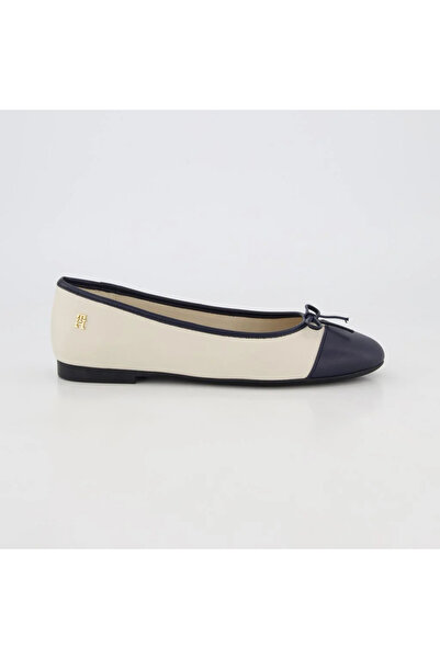 Tommy Hilfiger TOE CAP LEATHER BALLERINA