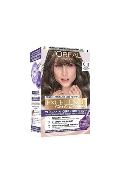 LORE Loreal Excellence Boya 6-11 Ekstra K.Küllü Kumral