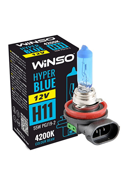 Winso Bec Halogen Hyper Blue H11 - 12V, 55W PGJ19-2, 4200K
