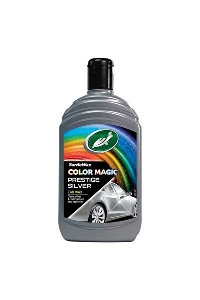 Turtle Wax Soluție Polish+Ceară Culoare Argintie 3 în 1 Color Magic Prestige Silver 500 ml