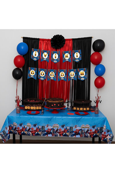 Umamiçe Spider-Man Themed Tablecloth – 120X180 cm