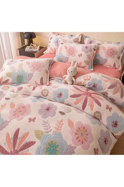 CHIRASO CHIRASO, COCOLINO Bedding 1 person Classic Sheet 160x230cm, Duvet Cover 160x210cm, 2 Pillowcases