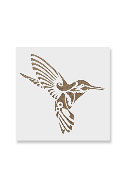 Maxrom Sablon Perete vopsire, tencuiala 0.7mm Colibri Decorativ model MXSP739...