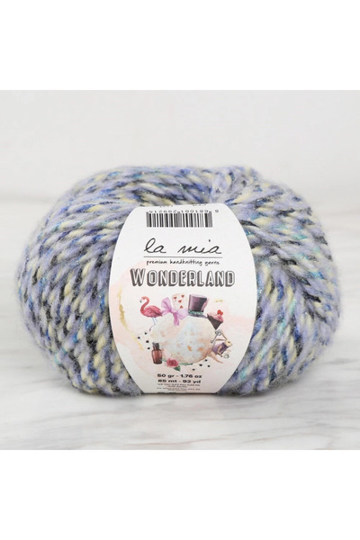 Light up La Mia Wonderland Marbled Hand Knitting Lanyard - Lw12 - 34230