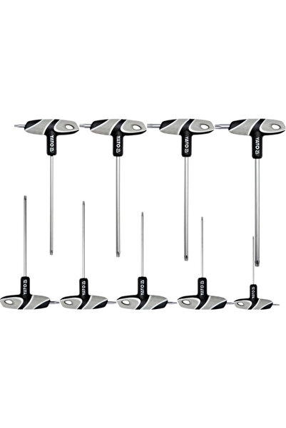 yato Torx set with "T" handle, 9 pieces