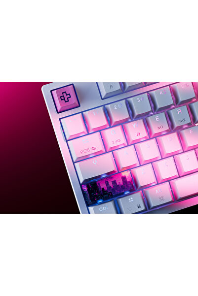 QwertyKey H87 Alba Red Switch Bluetooth Wireless Hotswap RGB Tastatura Mecanica Gaming