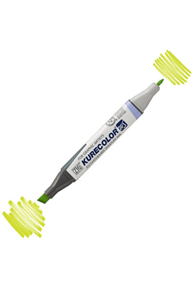 supertrend قلم رسم جرافيك كوريكولور توين إس 124 أصفر أخضر