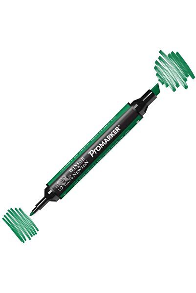 Winsor Newton Promarker Double Ended Alcohol Based Graphic Drawing Pen Lush Green 228 (G756)