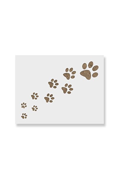 Maxrom Sablon Perete vopsire, tencuiala 0.7mm Urme de Lăbuțe model MXSP7438, ...