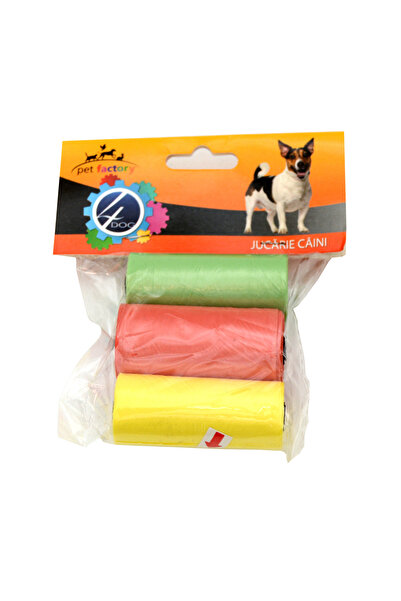 Petfactory Set pungi igienice 4Dog, 3 rol