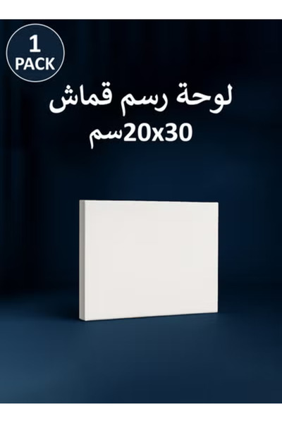 Taimi قماش قطني مشدود مسبقًا 30 × 20 سم - قطعة واحدة للرسم بالأكريليك والزيت