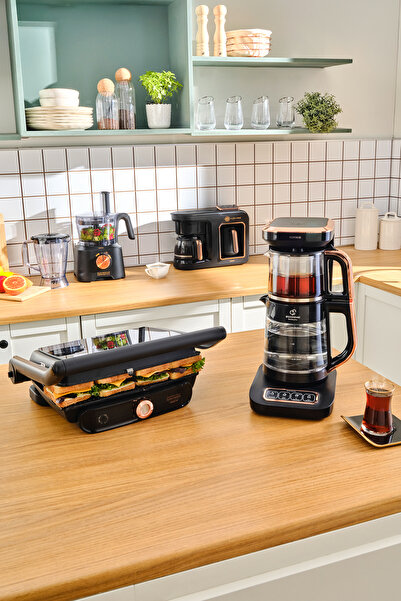 Karaca Gurme Luxury 2.0 Elektrikli Evlilik Paketi Black Copper