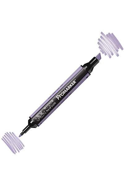 Winsor Newton Promarker Lilac 226 - Dual Tip and Alcohol Based Graphic Drawing Pen