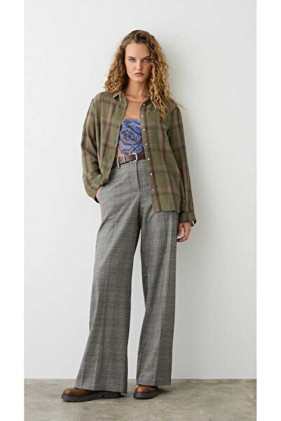 BSB Baskılı kareli gömlek