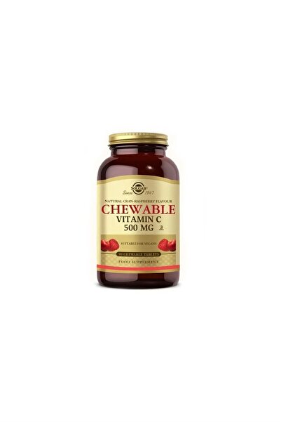 Solgar فيتامين سي قابل للمضغ 500 ملغ 90 قرص