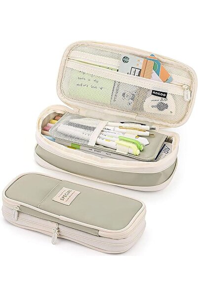 fulina Large Capacity Pencil Case, Arabest Cosmetic Bag, Large Capacity, Storage Bag With Zipper, Suitable