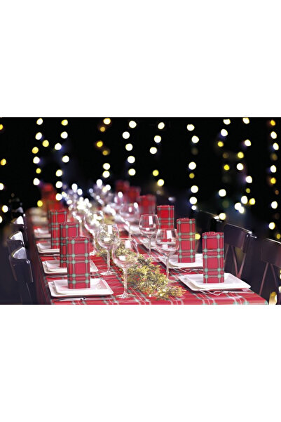 Mank Εορταστικές χαρτοπετσέτες Linclass για Χριστούγεννα/Πρωτοχρονιά, κόκκινο...