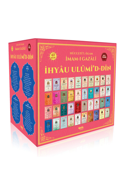 Çelik Yayınevi İhyau Ulumiddin - 40 kitaplık set - İmam Gazali - Tüm Bölümler...
