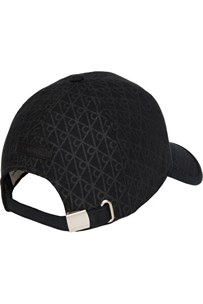 Calvin Klein EMBLEM PRINT w LEATHER PATCH CAP