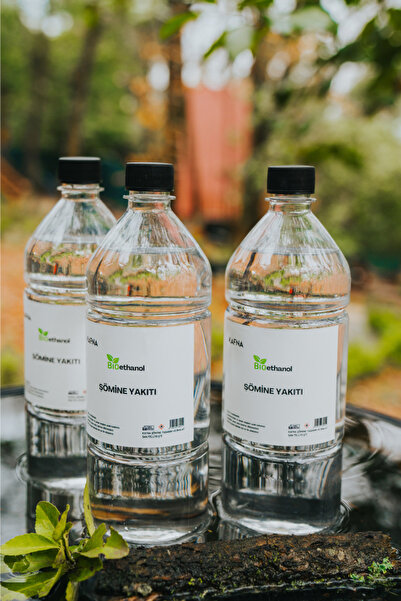 KAFNA %100 Saf Bioethanol Şömine Yakıtı 3 Litre – İç ve Dış Mekân Kullanımına...