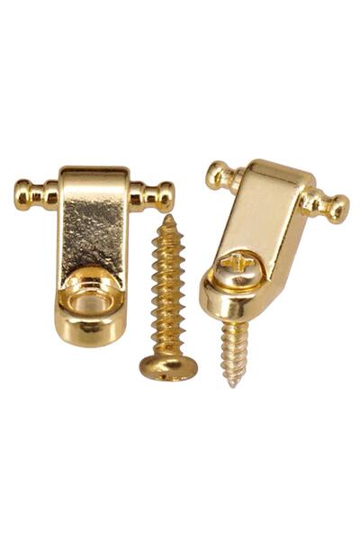Choice1 Gold Durable Guitar Roller String Tree String Retainer Mounting Rolle...